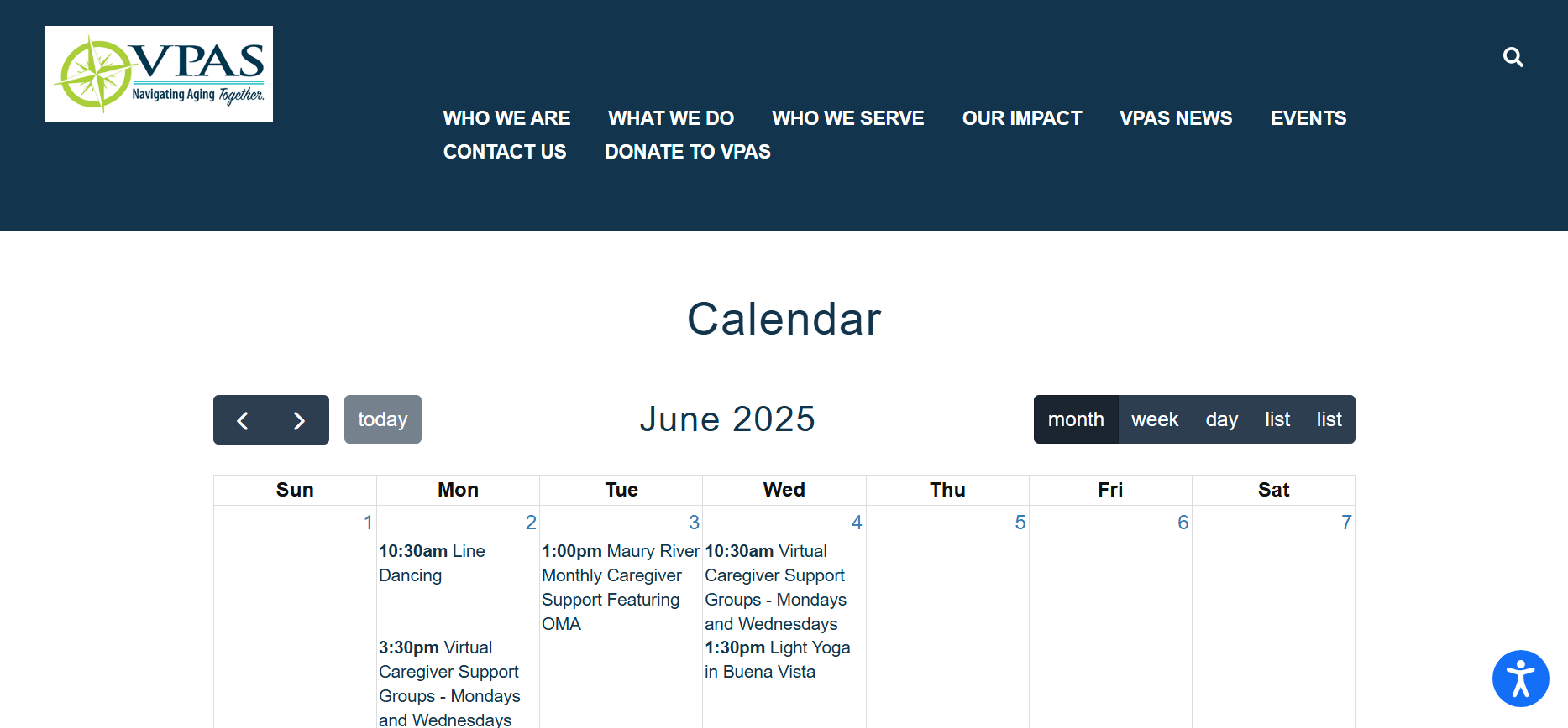 VPAS-Calendar