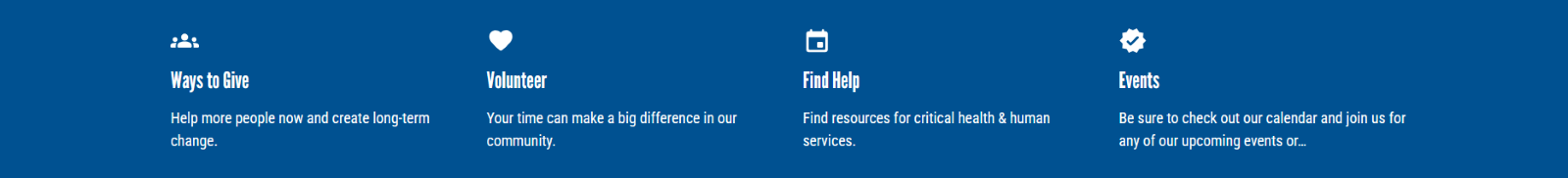 Screenshot of website CTA banner