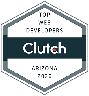 Clutch 2026 Top Web Developers Arizona badge