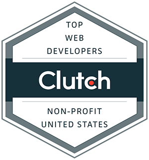 Clutch 2026 Top Non-Profit Web Developers United States badge
